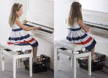 Pedal extension piano